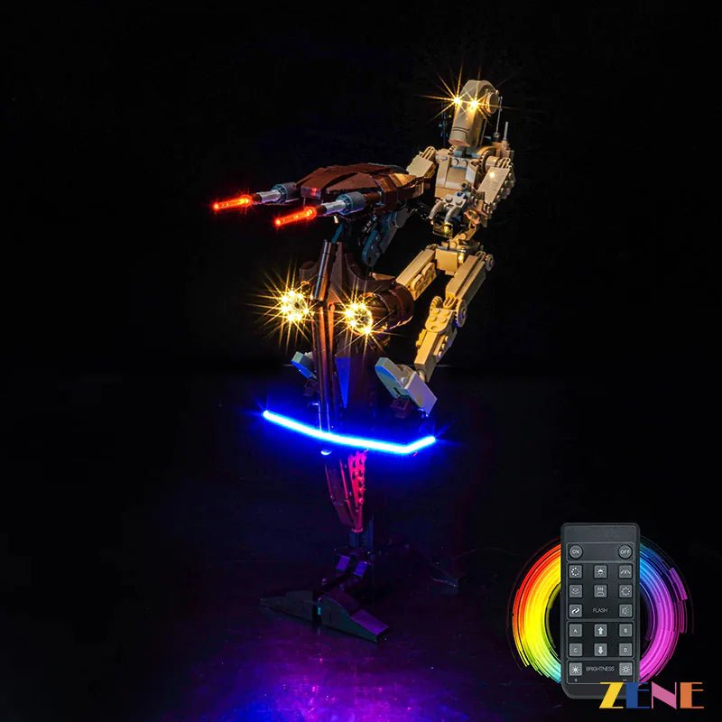 Light Kit for Battle Droid with STAP 75428 - DelsBricks Toys & CollectiblesLed Light Kit for LEGO ZENE20DelsBricks Toys & CollectiblesZENE