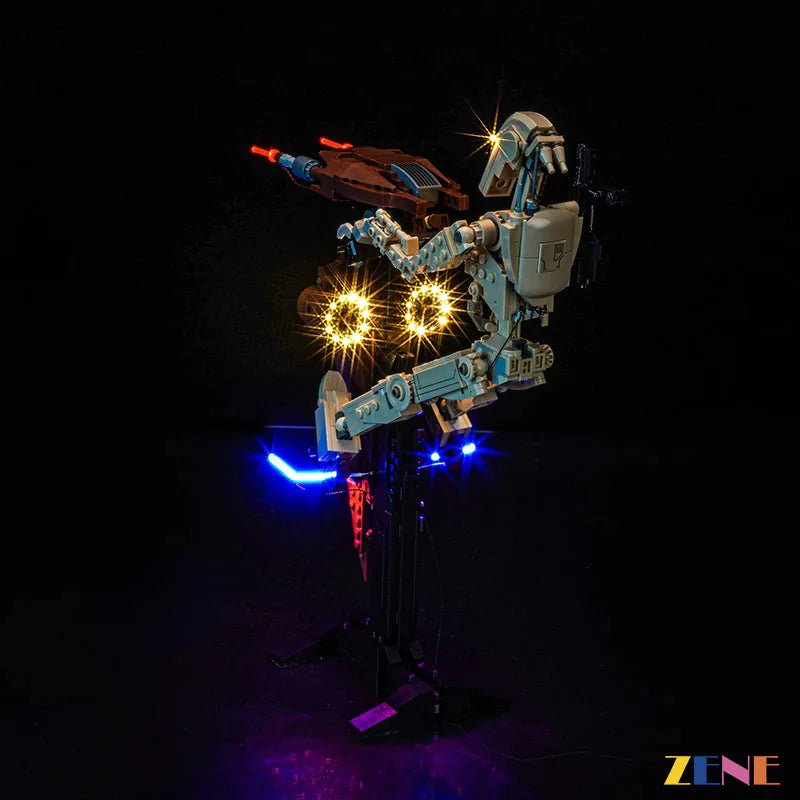 Light Kit for Battle Droid with STAP 75428 - DelsBricks Toys & CollectiblesLed Light Kit for LEGO ZENE20DelsBricks Toys & CollectiblesZENE