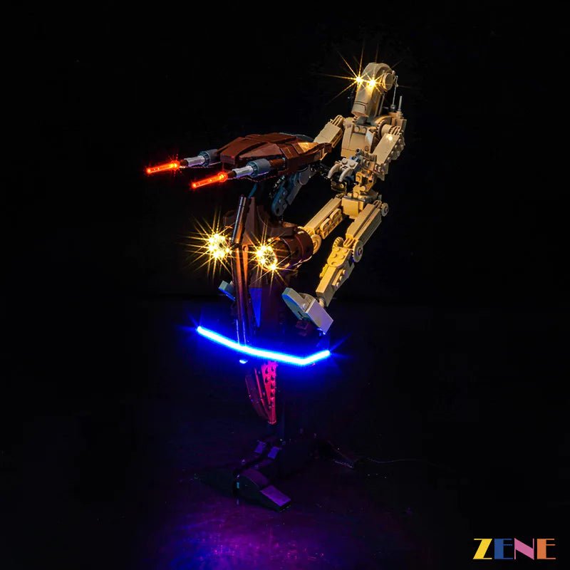 Light Kit for Battle Droid with STAP 75428 - DelsBricks Toys & CollectiblesLed Light Kit for LEGO ZENE20DelsBricks Toys & CollectiblesZENE