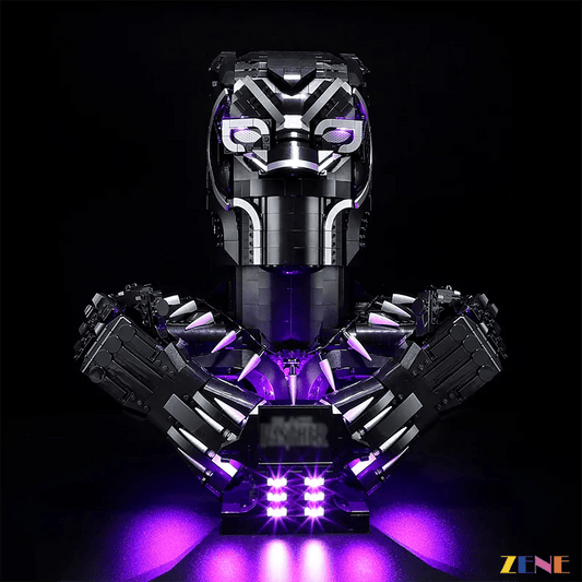 Light Kit for Black Panther Bust 76215 - DelsBricks Toys & CollectiblesLed Light Kit for LegoDelsBricks Toys & CollectiblesZENE