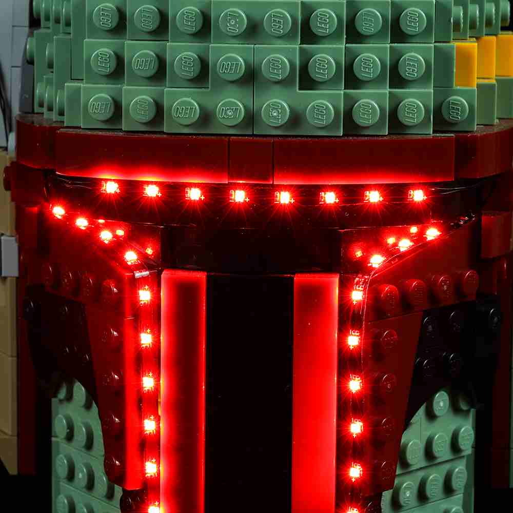 Light Kit for Boba Fett Helmet 75277 - DelsBricks Toys & CollectiblesLed Light Kit for LegoDelsBricks Toys & CollectiblesZENE