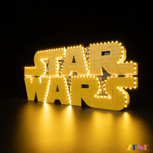 Light Kit for Brick - Built Star Wars Logo 75407 - DelsBricks Toys & CollectiblesLed Light Kit for LEGODelsBricks Toys & CollectiblesZENE