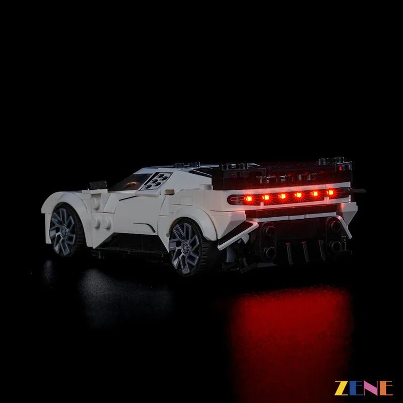 Light Kit for Bugatti Centodieci Hyper Sports Car 77240 - DelsBricks Toys & CollectiblesLed Light Kit for LEGO ZENE20DelsBricks Toys & CollectiblesZENE