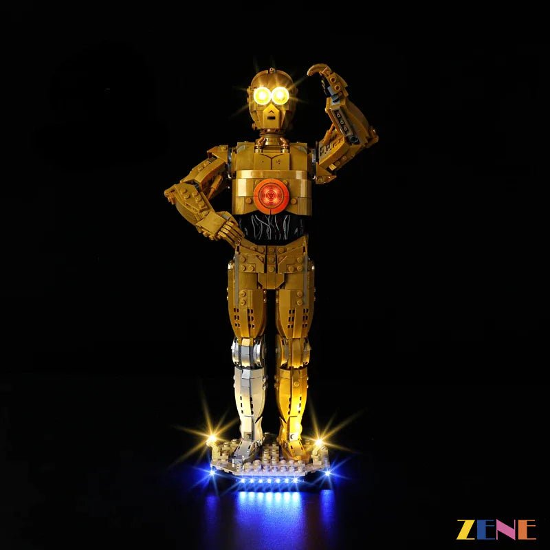 Light Kit for C - 3PO 75398 - DelsBricks Toys & CollectiblesLed Light Kit for LegoDelsBricks Toys & CollectiblesZENE