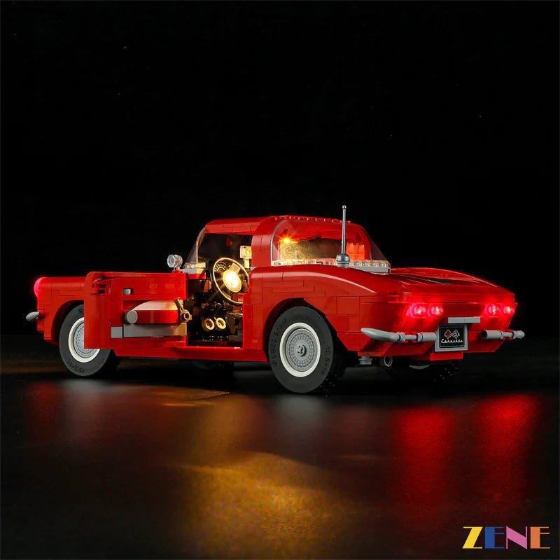 Light Kit for Chevrolet Corvette 1961 10321 (Ver.2) - DelsBricks Toys & CollectiblesLed Light Kit for LegoDelsBricks Toys & CollectiblesZENE