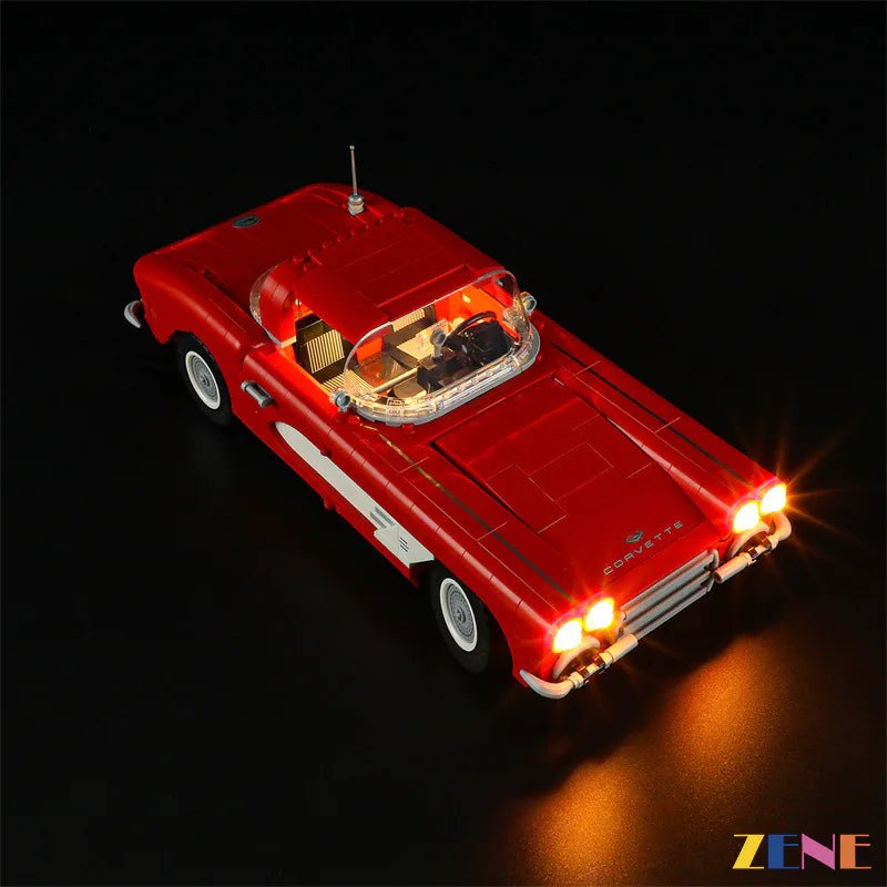 Light Kit for Chevrolet Corvette 1961 10321 (Ver.2) - DelsBricks Toys & CollectiblesLed Light Kit for LegoDelsBricks Toys & CollectiblesZENE