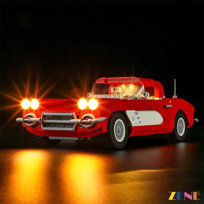 Light Kit for Chevrolet Corvette 1961 10321 (Ver.2) - DelsBricks Toys & CollectiblesLed Light Kit for LegoDelsBricks Toys & CollectiblesZENE