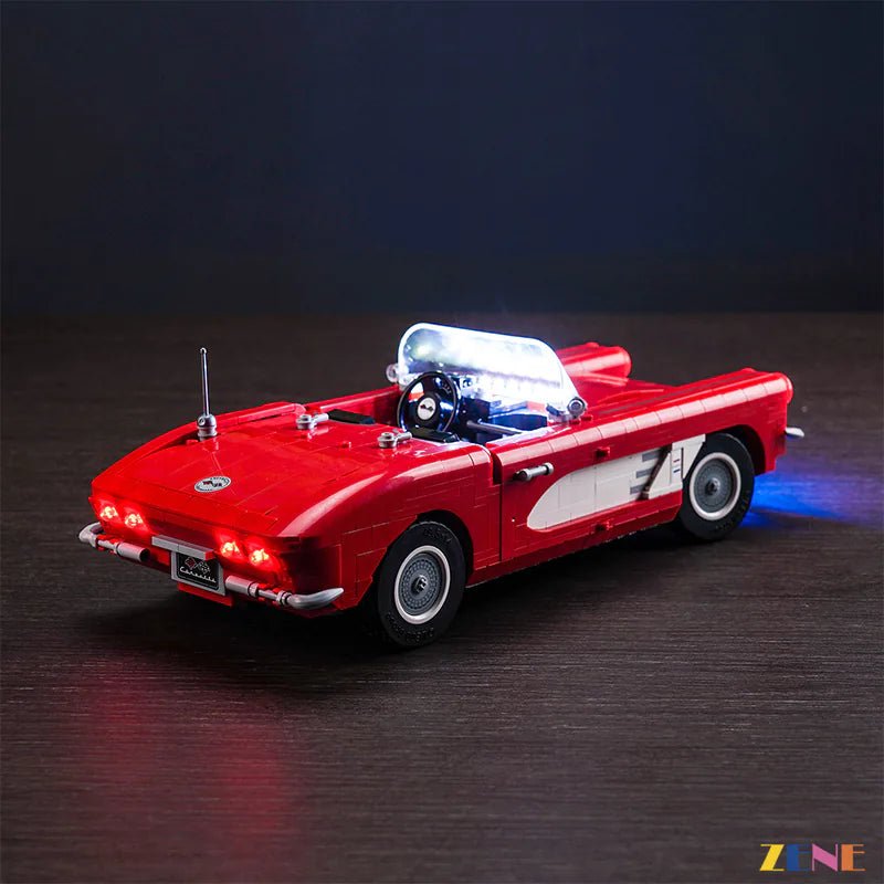 Light Kit for Chevrolet Corvette 1961 10321 - DelsBricks Toys & CollectiblesLed Light Kit for LegoDelsBricks Toys & CollectiblesZENE