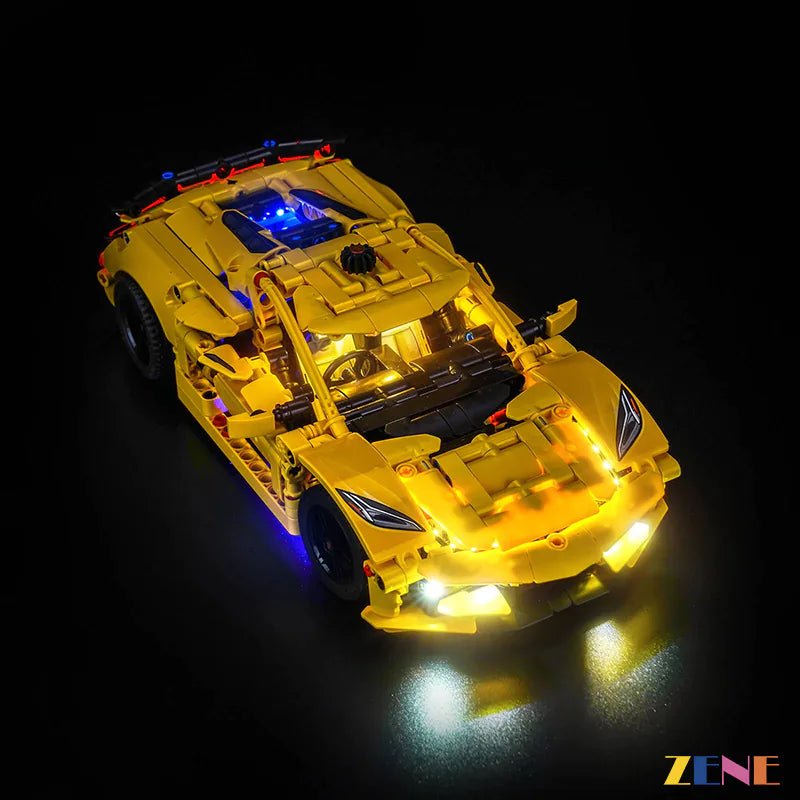 Light Kit for Chevrolet Corvette Stingray 42205 - DelsBricks Toys & CollectiblesLed Light Kit for LEGO ZENE20DelsBricks Toys & CollectiblesZENE