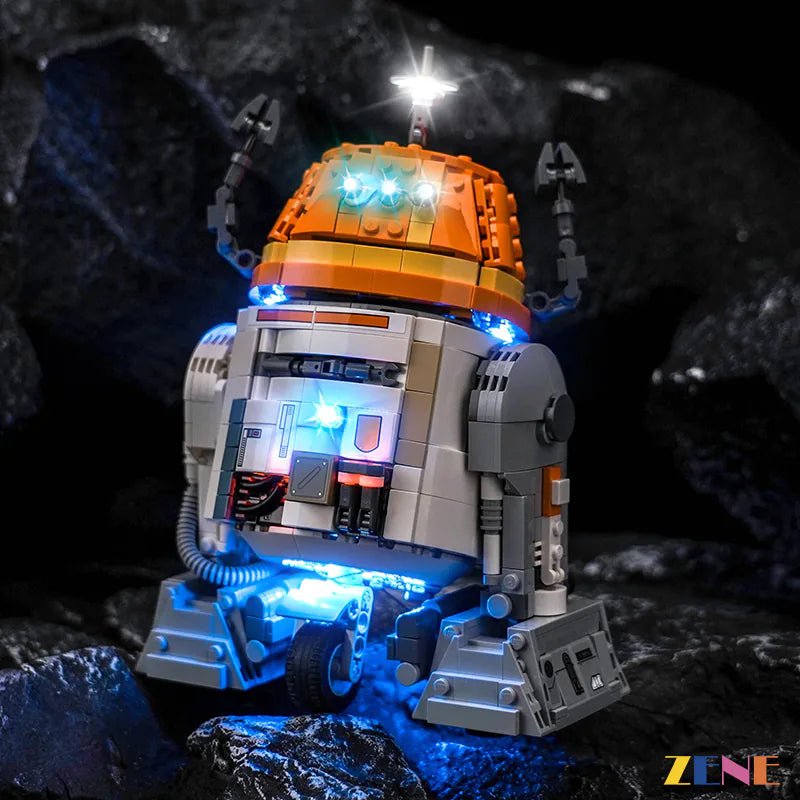 Light Kit for Chopper (C1 - 10P) Astromech Droid 75416 - DelsBricks Toys & CollectiblesLed Light Kit for LEGO ZENE20DelsBricks Toys & CollectiblesZENE