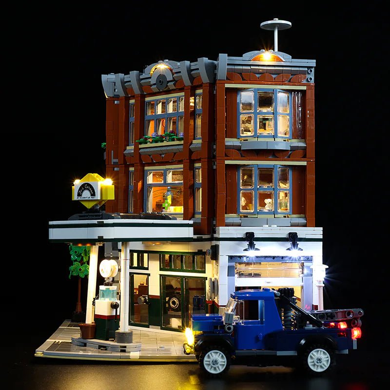 Light Kit for Corner Garage 10264 (Wireless Module) - DelsBricks Toys & CollectiblesLed Light Kit for LegoDelsBricks Toys & CollectiblesZENE