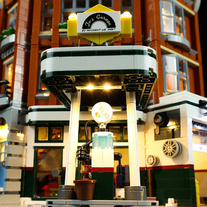 Light Kit for Corner Garage 10264 (Wireless Module) - DelsBricks Toys & CollectiblesLed Light Kit for LegoDelsBricks Toys & CollectiblesZENE