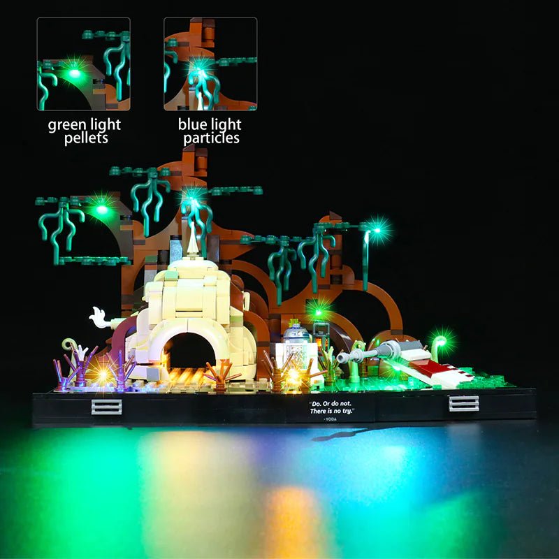 Light Kit for Dagobah™ Jedi™ 75330 Ver.2 - DelsBricks Toys & CollectiblesLed Light Kit for LegoDelsBricks Toys & CollectiblesZENE
