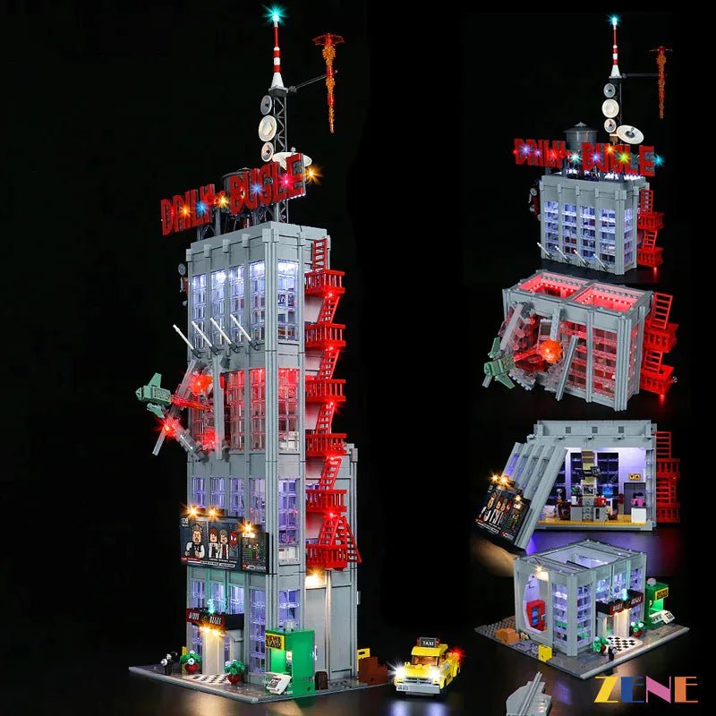 Light Kit for Daily Bugle 76178 - DelsBricks Toys & CollectiblesLed Light Kit for LegoDelsBricks Toys & CollectiblesZENE