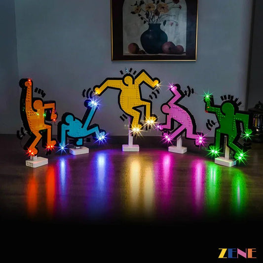 Light Kit for Dancing Figures 31216 Art Keith Haring - DelsBricks Toys & CollectiblesLed Light Kit for LEGO ZENE20DelsBricks Toys & CollectiblesZENE