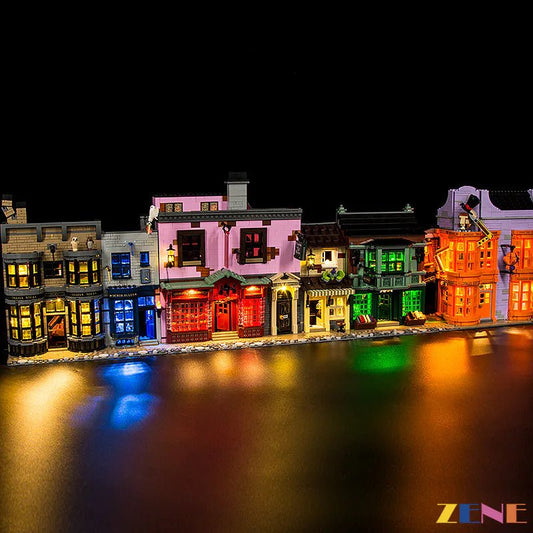 Light Kit for Diagon Alley™ 75978 (Ver. 2) - DelsBricks Toys & CollectiblesLed Light Kit for LegoDelsBricks Toys & CollectiblesZENE