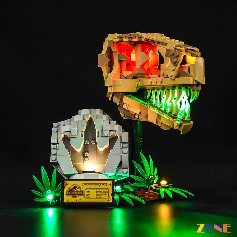 Light Kit for Dinosaur Fossils T - rex Skull 76964 - DelsBricks Toys & CollectiblesLed Light Kit for LegoDelsBricks Toys & CollectiblesZENE