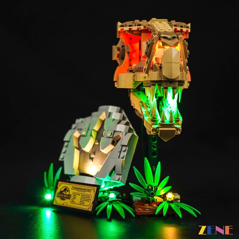 Light Kit for Dinosaur Fossils T - rex Skull 76964 - DelsBricks Toys & CollectiblesLed Light Kit for LegoDelsBricks Toys & CollectiblesZENE