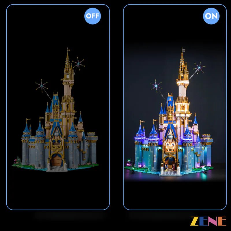 Light Kit for Disney Castle 43222 - DelsBricks Toys & CollectiblesLed Light Kit for LegoDelsBricks Toys & CollectiblesZENE