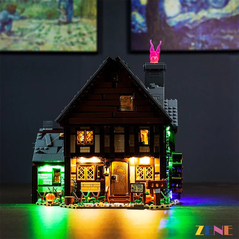 Light Kit for Disney Hocus Pocus Sanderson Sisters' Cottage 21341 Halloween - DelsBricks Toys & CollectiblesLed Light Kit for LegoDelsBricks Toys & CollectiblesZENE