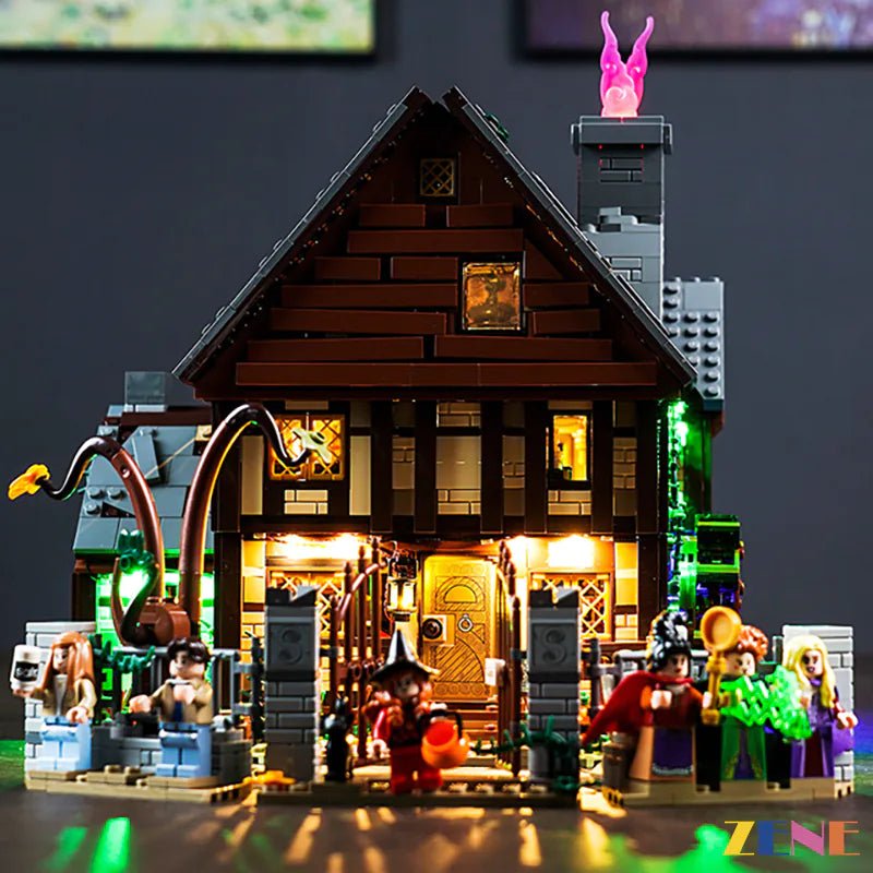 Light Kit for Disney Hocus Pocus Sanderson Sisters' Cottage 21341 Halloween - DelsBricks Toys & CollectiblesLed Light Kit for LegoDelsBricks Toys & CollectiblesZENE