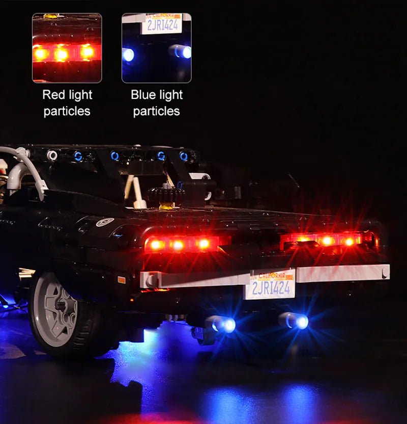 Light Kit for Dom's Dodge Charger 42111 - DelsBricks Toys & CollectiblesLed Light Kit for LegoDelsBricks Toys & CollectiblesZENE