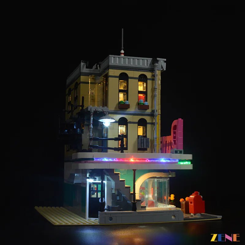 Light Kit for Downtown Diner 10260 - DelsBricks Toys & CollectiblesLed Light Kit for LegoDelsBricks Toys & CollectiblesZENE