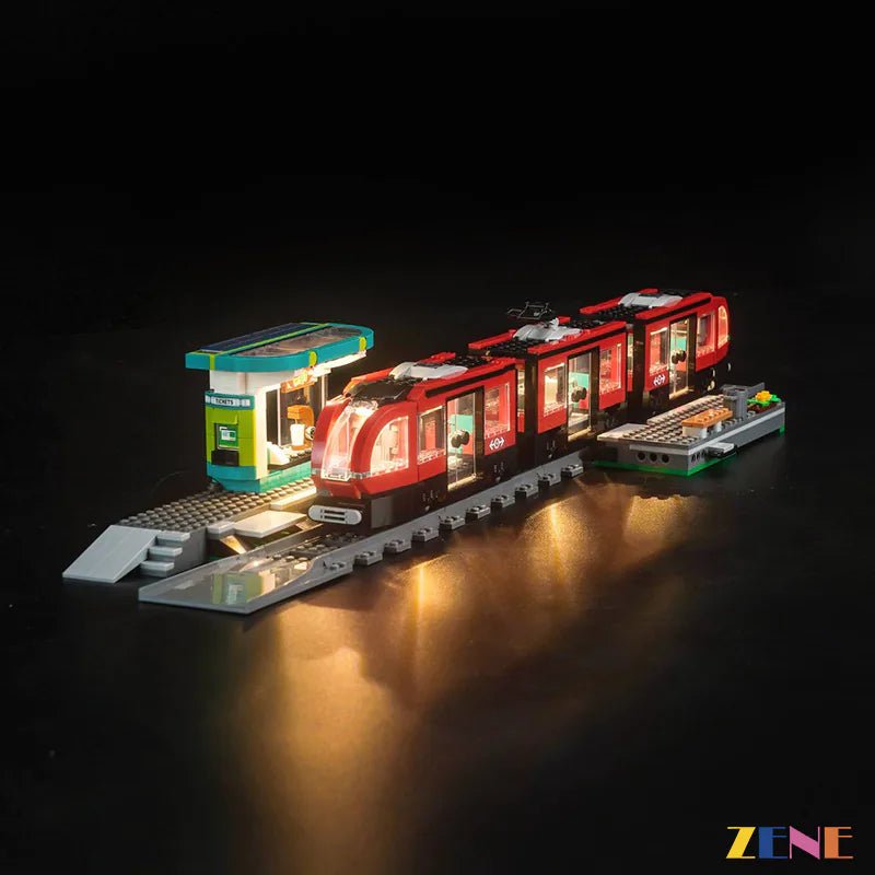 Light Kit for Downtown Streetcar and Station 60423 - DelsBricks Toys & CollectiblesLed Light Kit for LegoDelsBricks Toys & CollectiblesZENE