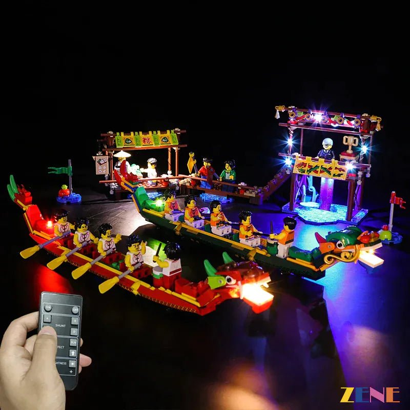 Light Kit for Dragon Boat Race 80103 - DelsBricks Toys & CollectiblesLed Light Kit for LegoDelsBricks Toys & CollectiblesZENE