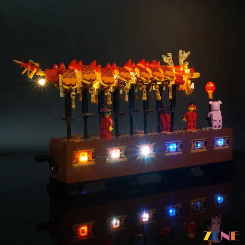 Light Kit for Dragon Dance 80102 - DelsBricks Toys & CollectiblesLed Light Kit for LegoDelsBricks Toys & CollectiblesZENE