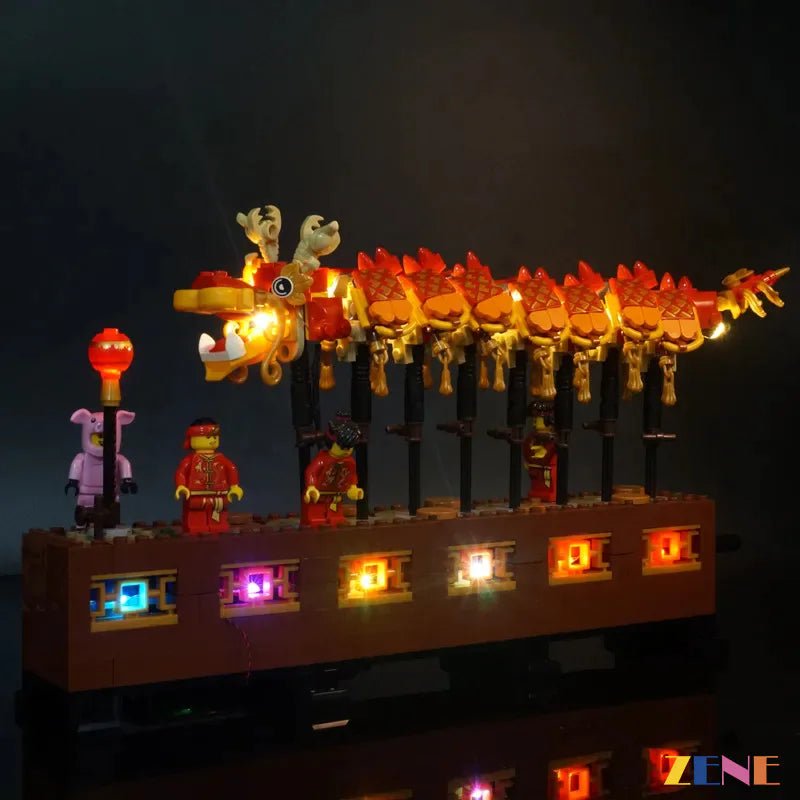 Light Kit for Dragon Dance 80102 - DelsBricks Toys & CollectiblesLed Light Kit for LegoDelsBricks Toys & CollectiblesZENE