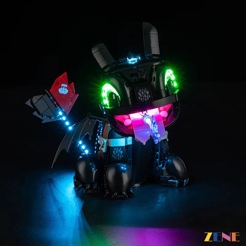 Light Kit for Dragon Toothless 10375 (Ver2) - DelsBricks Toys & CollectiblesLed Light Kit for LEGODelsBricks Toys & CollectiblesZENE