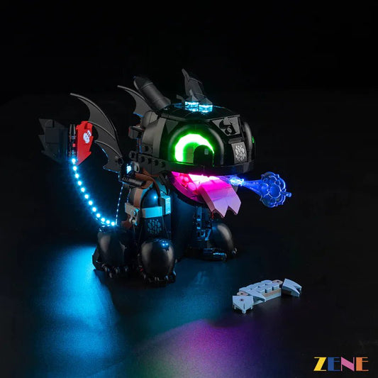 Light Kit for Dragon Toothless 10375 (Ver2) - DelsBricks Toys & CollectiblesLed Light Kit for LEGODelsBricks Toys & CollectiblesZENE