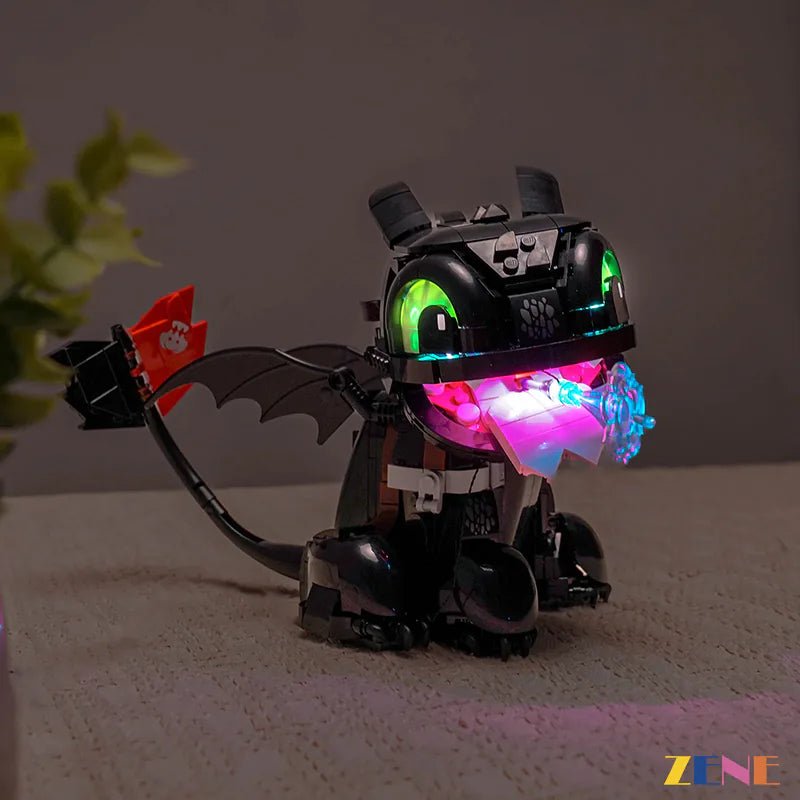 Light Kit for Dragon Toothless 10375 - DelsBricks Toys & CollectiblesLed Light Kit for LEGO ZENE20DelsBricks Toys & CollectiblesZENE