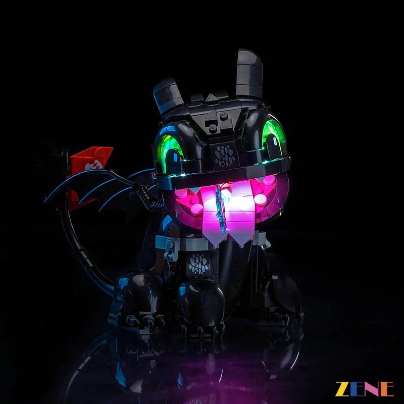 Light Kit for Dragon Toothless 10375 - DelsBricks Toys & CollectiblesLed Light Kit for LEGO ZENE20DelsBricks Toys & CollectiblesZENE
