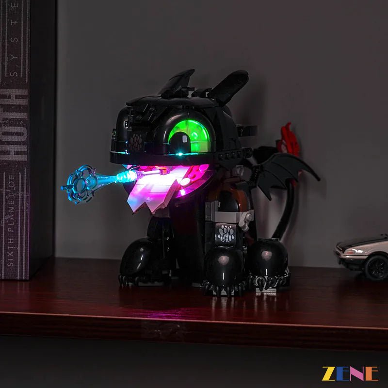 Light Kit for Dragon Toothless 10375 - DelsBricks Toys & CollectiblesLed Light Kit for LEGO ZENE20DelsBricks Toys & CollectiblesZENE
