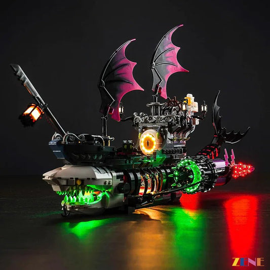 Light Kit for DREAMZzz Nightmare Shark Ship 71469 - DelsBricks Toys & CollectiblesLed Light Kit for LegoDelsBricks Toys & CollectiblesZENE