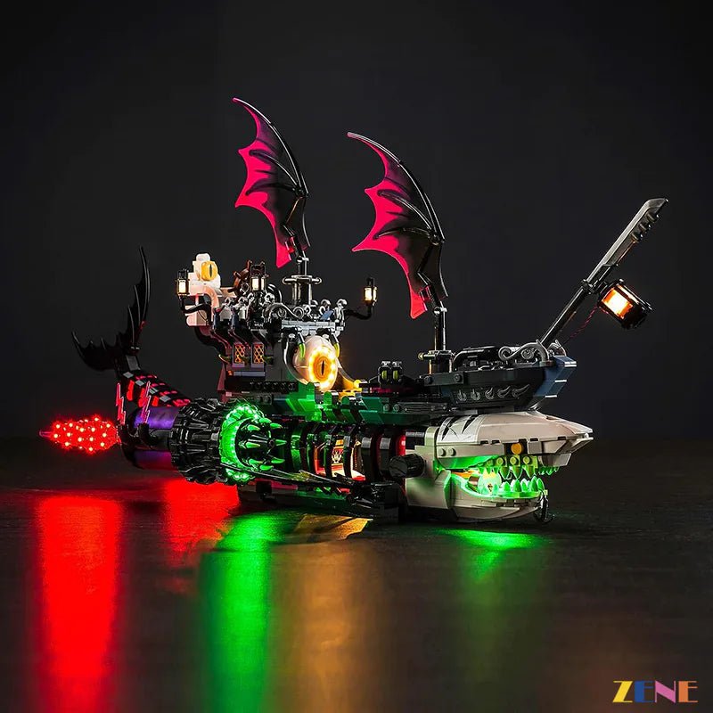 Light Kit for DREAMZzz Nightmare Shark Ship 71469 - DelsBricks Toys & CollectiblesLed Light Kit for LegoDelsBricks Toys & CollectiblesZENE