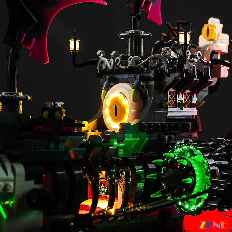 Light Kit for DREAMZzz Nightmare Shark Ship 71469 - DelsBricks Toys & CollectiblesLed Light Kit for LegoDelsBricks Toys & CollectiblesZENE