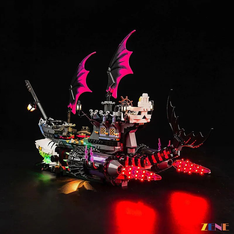 Light Kit for DREAMZzz Nightmare Shark Ship 71469 - DelsBricks Toys & CollectiblesLed Light Kit for LegoDelsBricks Toys & CollectiblesZENE