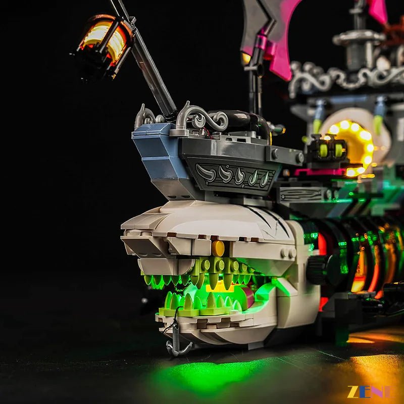 Light Kit for DREAMZzz Nightmare Shark Ship 71469 - DelsBricks Toys & CollectiblesLed Light Kit for LegoDelsBricks Toys & CollectiblesZENE