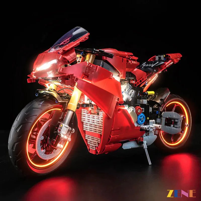 Light Kit for Ducati Panigale Motorcycle V4S 42202 - DelsBricks Toys & CollectiblesLed Light Kit for LegoDelsBricks Toys & CollectiblesZENE