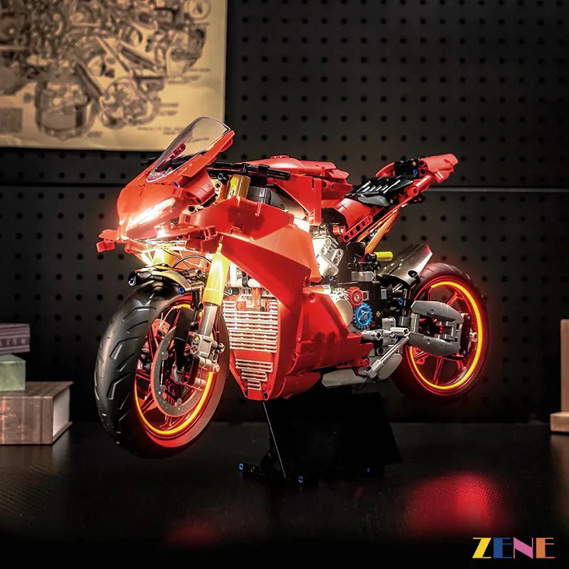 Light Kit for Ducati Panigale Motorcycle V4S 42202 - DelsBricks Toys & CollectiblesLed Light Kit for LegoDelsBricks Toys & CollectiblesZENE