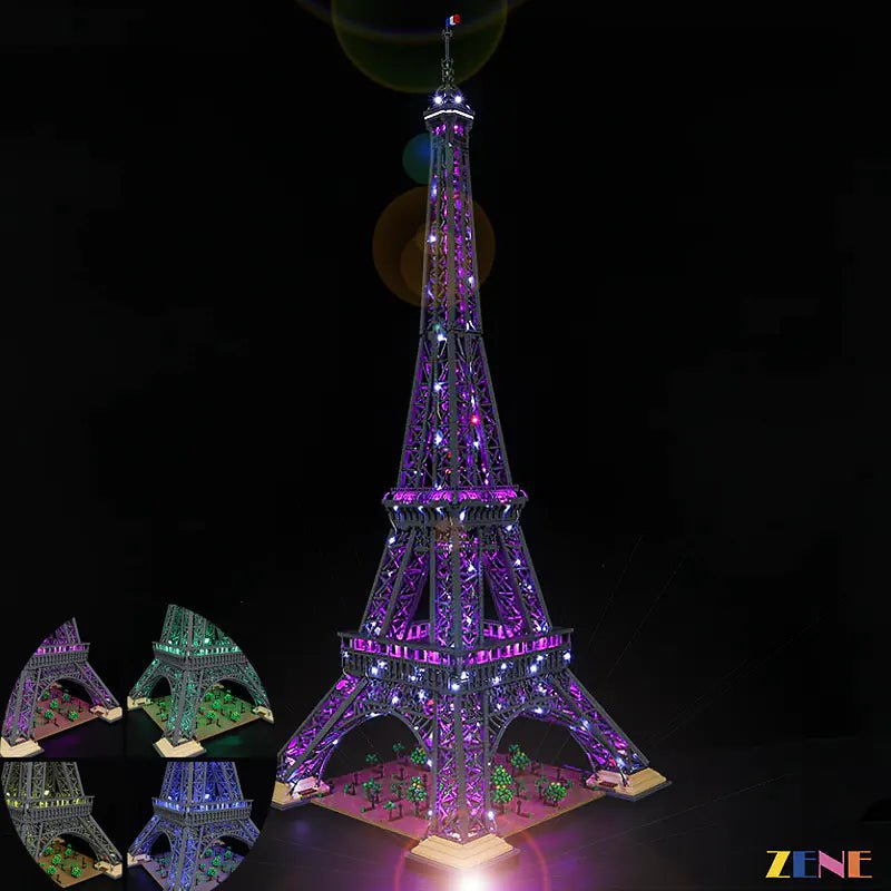 Light Kit for Eiffel Tower 10307 Multicolor (RGB Ver.) - DelsBricks Toys & CollectiblesLed Light Kit for LegoDelsBricks Toys & CollectiblesZENE
