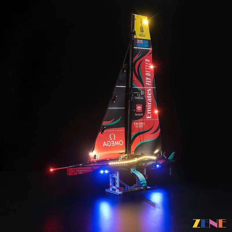 Light Kit for Emirates Team New Zealand AC75 Yacht 42174 - DelsBricks Toys & CollectiblesLed Light Kit for LegoDelsBricks Toys & CollectiblesZENE