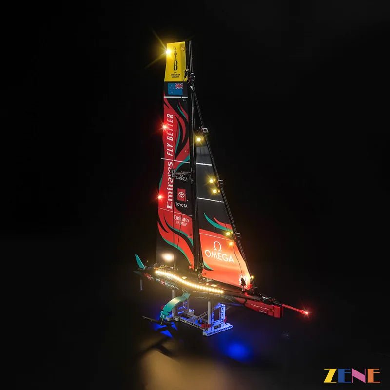 Light Kit for Emirates Team New Zealand AC75 Yacht 42174 - DelsBricks Toys & CollectiblesLed Light Kit for LegoDelsBricks Toys & CollectiblesZENE
