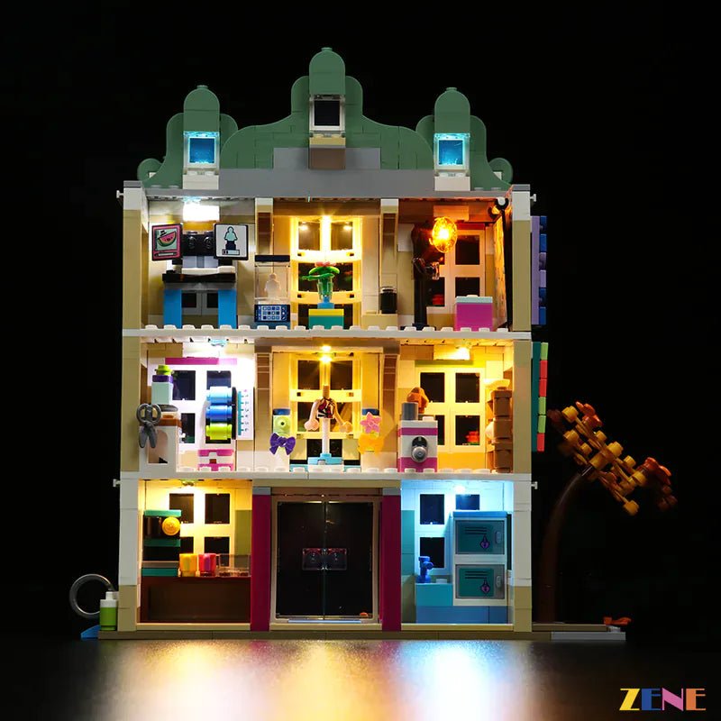 Light Kit for Emma's Art School 41711 - DelsBricks Toys & CollectiblesLed Light Kit for LegoDelsBricks Toys & CollectiblesZENE