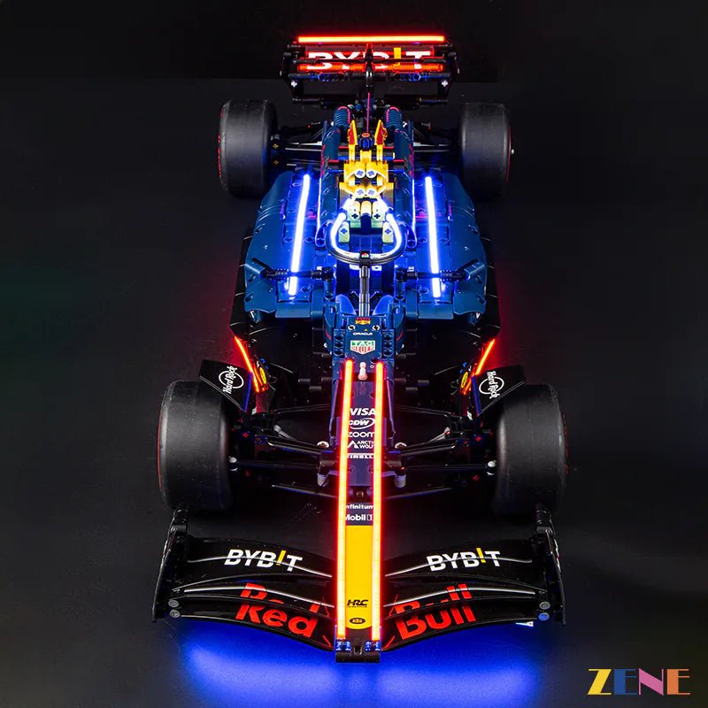 Light Kit for F1 Car Oracle Red Bull Racing RB20 42206 (Ver.2) - DelsBricks Toys & CollectiblesLed Light Kit for LEGODelsBricks Toys & CollectiblesZENE