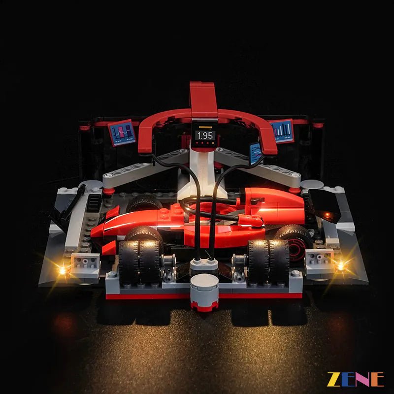 Light Kit for F1 Pit Stop & Pit Crew with Ferrari Car 60443 - DelsBricks Toys & CollectiblesLed Light Kit for LEGO ZENE20DelsBricks Toys & CollectiblesZENE