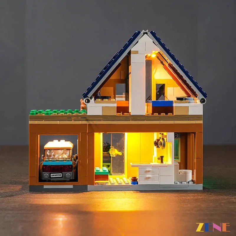 Light Kit for Family House and Electric Car 60398 - DelsBricks Toys & CollectiblesLed Light Kit for LegoDelsBricks Toys & CollectiblesZENE